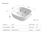 Casting Mold for Moon-shaped Countertop Sink (Copy)