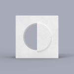 Casting Mold for Semi-Circular Hole 3D Breeze Block