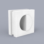 Casting Mold for Semi-Circular Hole 3D Breeze Block - Image 2
