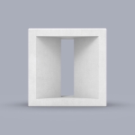 Casting Mold for Recessed Slotted Hole 3D Breeze Block-M