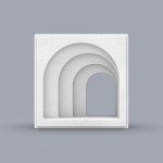 Casting Mold for Roman Arch 3D Breeze Block