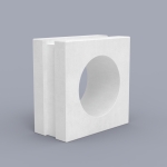 Casting Mold for Round Hole 3D Breeze Block - Image 2
