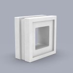 Casting Mold for Square Hole 3D Breeze Block - Image 2