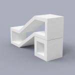 Casting Mold for Zigzag 3D Breeze Block - Image 2