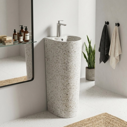 Casting Mold for Floor-standing Cylindrical Pedestal Sink VC-WL10022