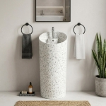 Casting Mold for Floor-standing Pedestal Sink with Angled Rim VC-WL10010 - Image 2