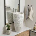 Casting Mold for Floor-standing Tapered Pedestal Sink VC-WL10011