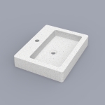 ABS Casting Mold for Rectangular Sink with Divider - Image 2