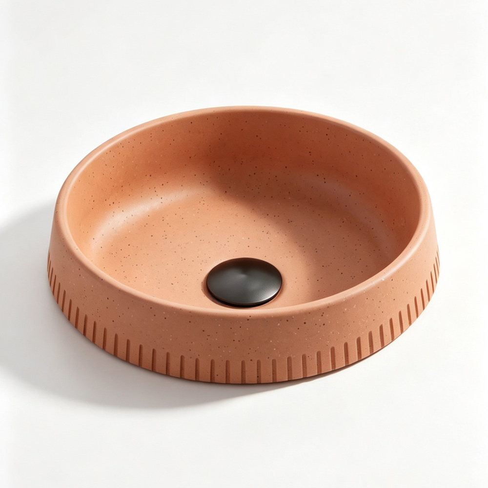 01 Circular Striped Casting Mold for Semi-Recessed Basins VC-GJW05 - Image 1