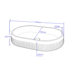 Casting Mold with an Elliptical Striped Pattern VC-GJW02 - Image 3