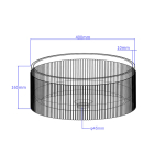 Casting Mold with a Circular Vertical-Striped Pattern VC-GJW03 - Image 3