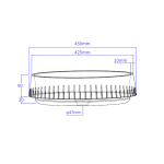 Circular Striped Casting Mold for Semi-Recessed Basins VC-GJW05 - Image 3